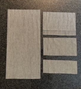 5290, 4 rectangles for armchair caddy
