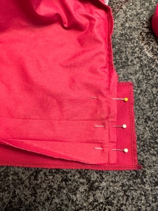 https://sewinggarden.files.wordpress.com/2024/02/0286320d-a539-45a9-9ca2-b51ad22f75da.jpeg?resize=107%2C107
side seam of pant pinned and stitched to rectangle, how to fix a ripped hem