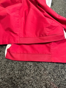 9716, photo of both legs alteration done, right side showing on both legs, how to fix a ripped hem